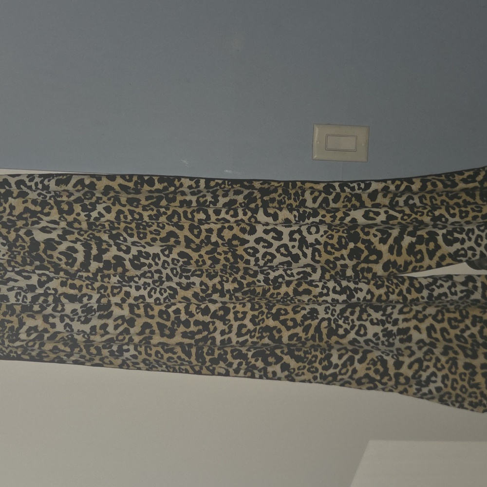 Leopard Print Wide Pant - Picture 4 of 5